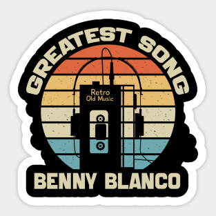 Benny Blanco Sticker